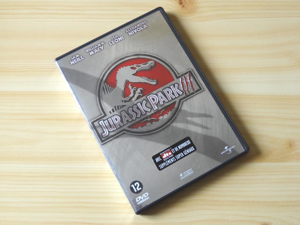Jurassic Park III (2001) DVD Film Action Aventure Sam Neill, À partir de 12 ans, Enlèvement, Comme neuf