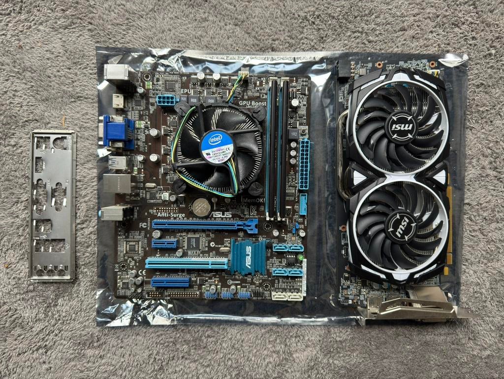 Kit carte mère + CPU + GPU, Enlèvement ou Envoi, Comme neuf, Intel, DDR3