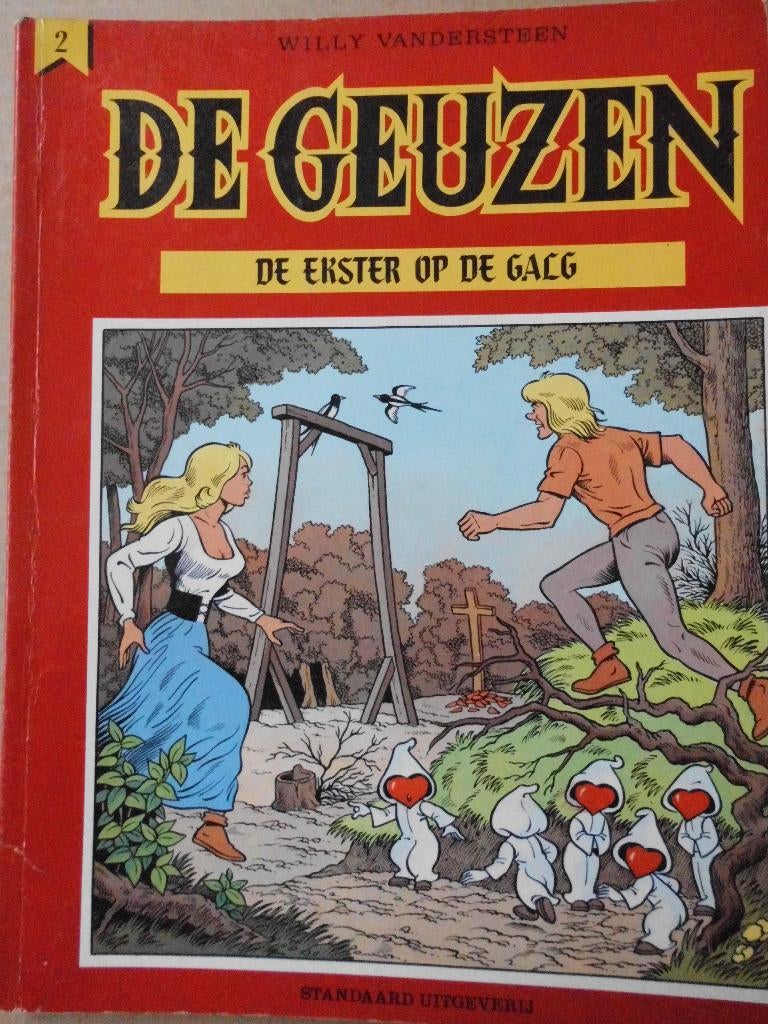 De Geuzen - De ekster op de galg, Gelezen, Willy Vandersteen, Eén stripboek, Ophalen of Verzenden