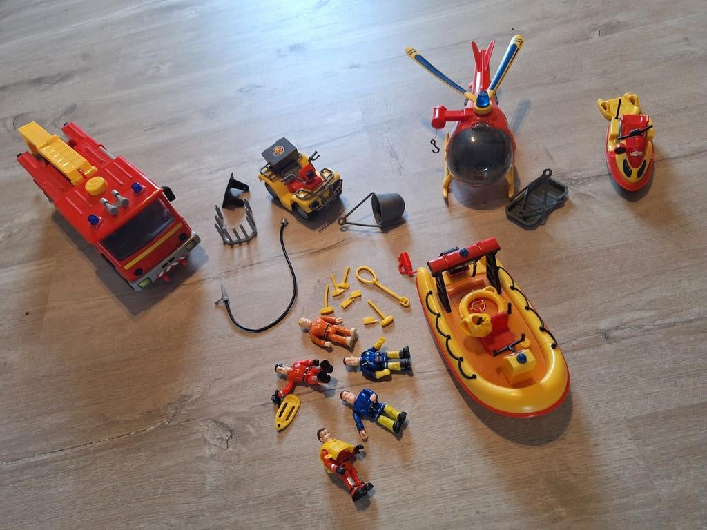 BRANDWEERMAN SAM SET, Kinderen en Baby's, Speelgoed | Playmobil, Ophalen
