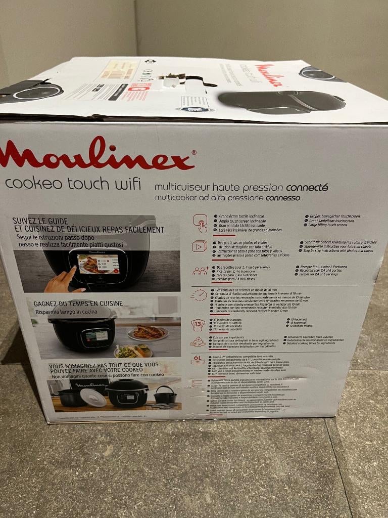 multicooker Cookeo touch WIFI Moulinex, Electroménager, Enlèvement, Minuteur, Neuf