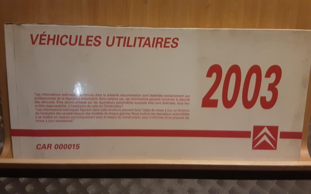 Technique de documentation du véhicule utilitaire Citroën 20, Enlèvement ou Envoi, Citroën