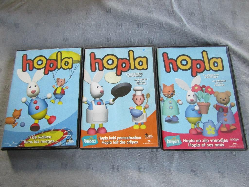 DVD 's kids - HOPLA - 3 stuks - 10 € voor de 3, Ophalen, Zo goed als nieuw, Overige genres, Film