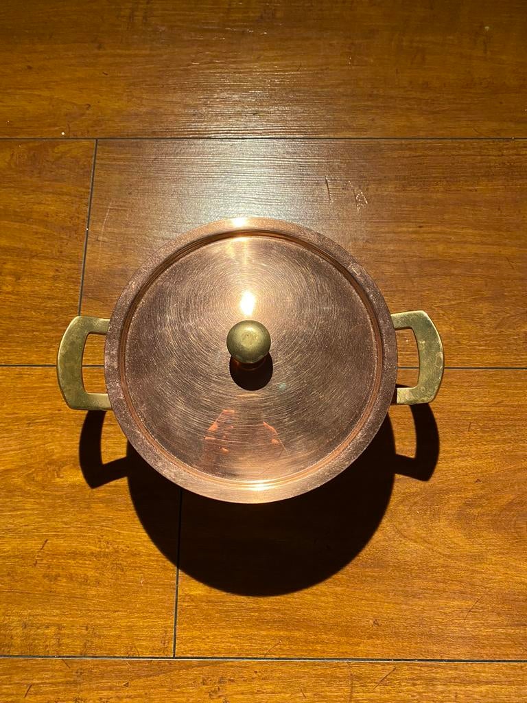 Casserole en cuivre culinox-S, Huis en Inrichting, Keuken | Potten en Pannen, Ophalen of Verzenden, Zo goed als nieuw