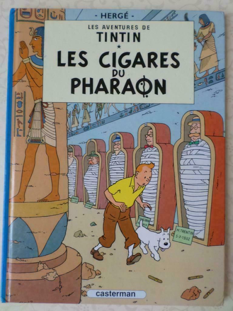 Les aventures de Tintin Les cigares du pharaon par Hergé Cas, Enlèvement ou Envoi, Une BD, Utilisé, Hergé