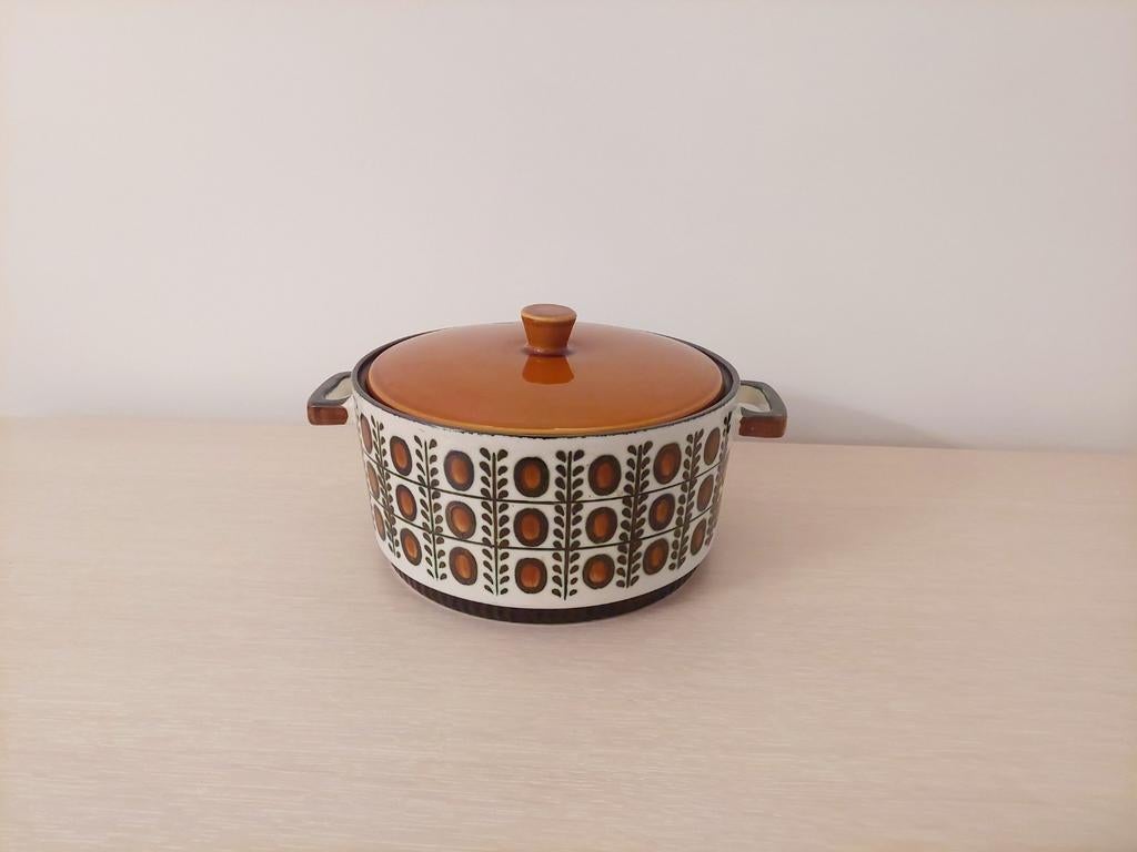 Poêle vintage Boch Noix avec couvercle. Comme neuf., Enlèvement ou Envoi