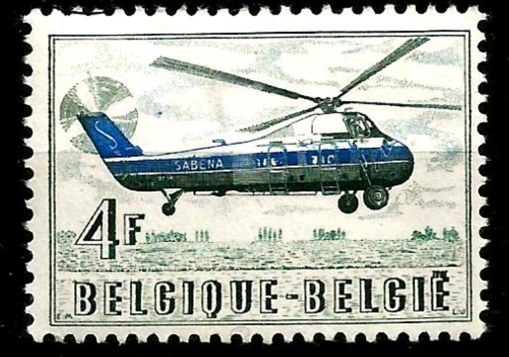 1957 Sabena OBP 1012**, Postzegels en Munten, Postzegels | Europa | België, Luchtvaart, Orginele gom, Ophalen of Verzenden, Zonder stempel