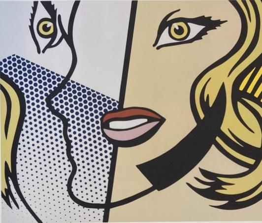 Roy Lichtenstein: lithografie verkocht ingelijst, Ophalen of Verzenden