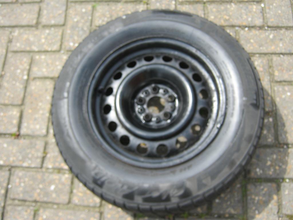 1 VELGEN MET BAND  peugeot 807 c8 15r, Ophalen, Gebruikt