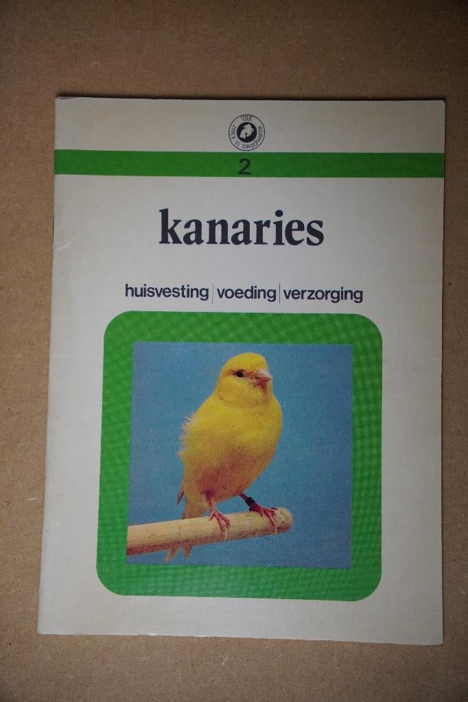 Vogelboek: Kanaries, Livres, Nature, Enlèvement ou Envoi, Voorwalt en Van Nikkelen Kuijper, Comme neuf, Oiseaux