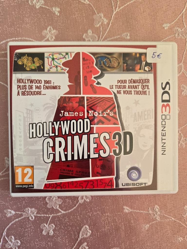 Jeu Nintendo 3DS Hollywood Crimes 3D, Consoles de jeu & Jeux vidéo, Enlèvement, Comme neuf
