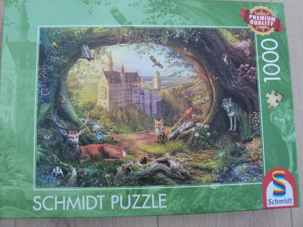 Schmidt puzzel, Ophalen of Verzenden, 500 t/m 1500 stukjes, Zo goed als nieuw, Legpuzzel