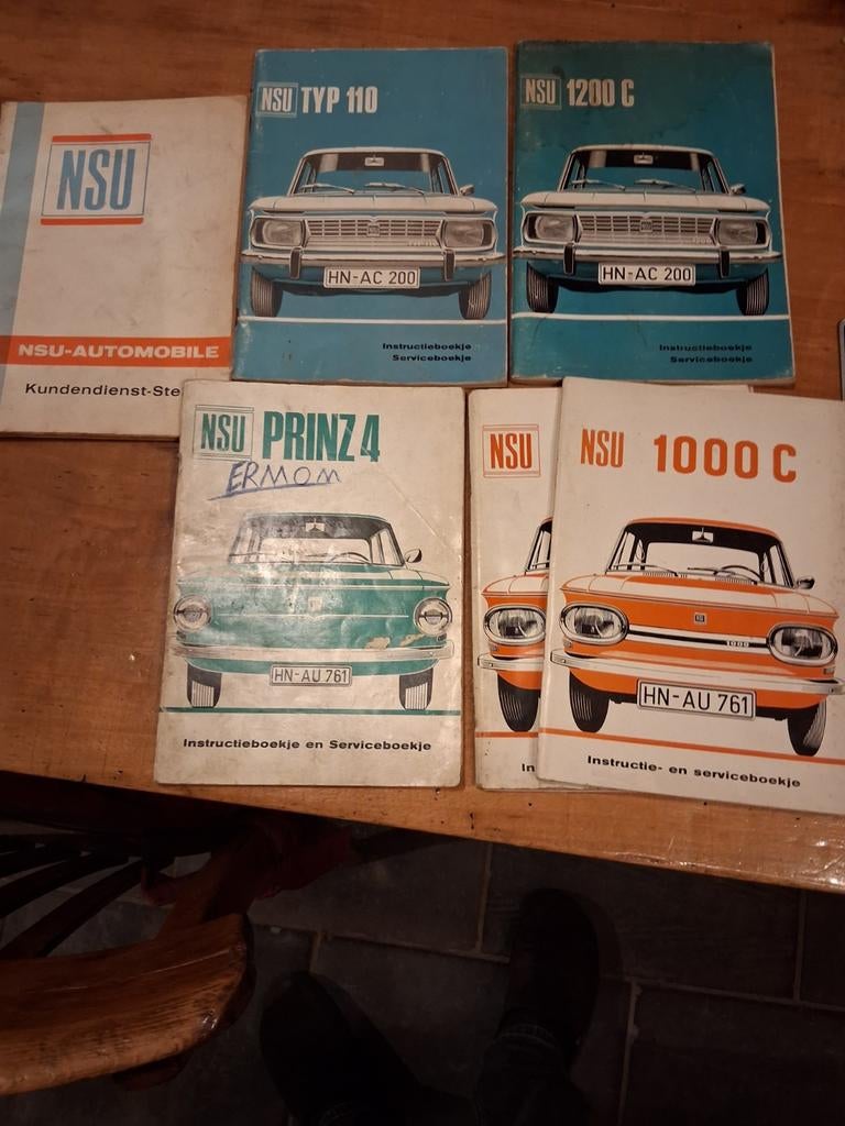 NSU, Auto diversen, Handleidingen en Instructieboekjes, Ophalen