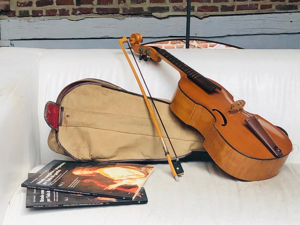 Viola da Gamba plus accessoires plus studieboeken, Ophalen of Verzenden, Gebruikt
