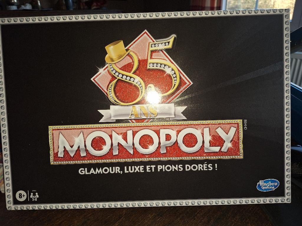 MONOPOLY 85 JAAR GLAMOUR..., Vijf spelers of meer, Ophalen of Verzenden, Gebruikt, Hasbro