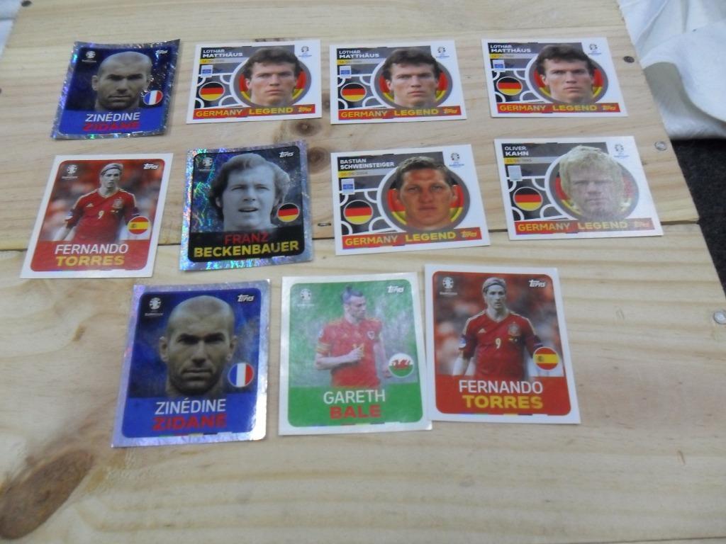 Topps UEFA Euro 2024 11 stickers LEGEND., Enlèvement ou Envoi, Neuf, Affiche, Image ou Autocollant