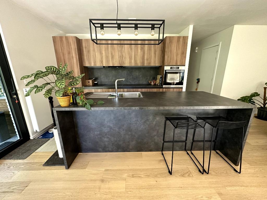 HAY barkruk zwart x2, Huis en Inrichting, Ophalen, Met voetsteun, 60 tot 90 cm, Zo goed als nieuw