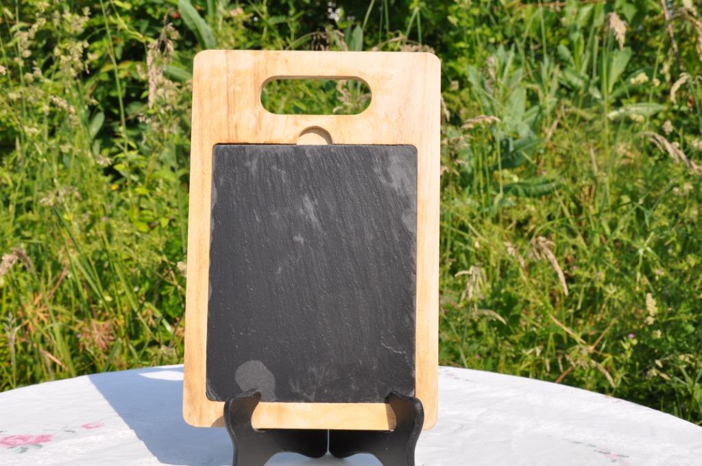 plateau planche a fromage bois et ardoise, Enlèvement ou Envoi, Utilisé, Rectangulaire, Autres matériaux