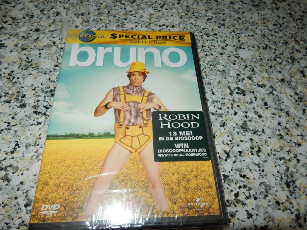 nr.1855- Dvd: bruno - sealed - komedie, Vanaf 16 jaar, Ophalen of Verzenden, Nieuw in verpakking
