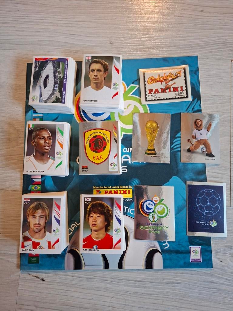 Panini, Complete set, World Cup 2006, Messi en Ronaldo., Verzamelen, Plus, Ophalen of Verzenden