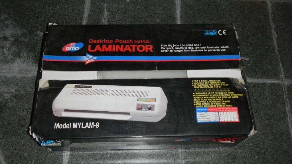 Laminator, Ophalen, Gebruikt