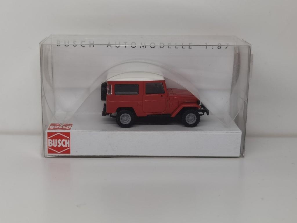 TOYOTA 4x4 Land Cruiser J4 1/87 HO BUSCH Neuf + Boite, Ophalen of Verzenden, Nieuw, Auto, Brekina