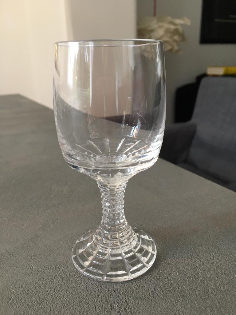 Rosenthal Polaris * 8 sherryglazen  * Vintage loodkristal, Ophalen of Verzenden, Gebruikt, Overige typen