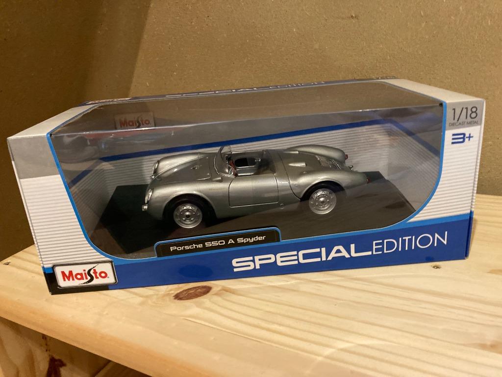 Porsche 550 A Spyder Maisto 1:18 modèle de voiture neuf, Enlèvement ou Envoi, Neuf, Voiture, Maisto