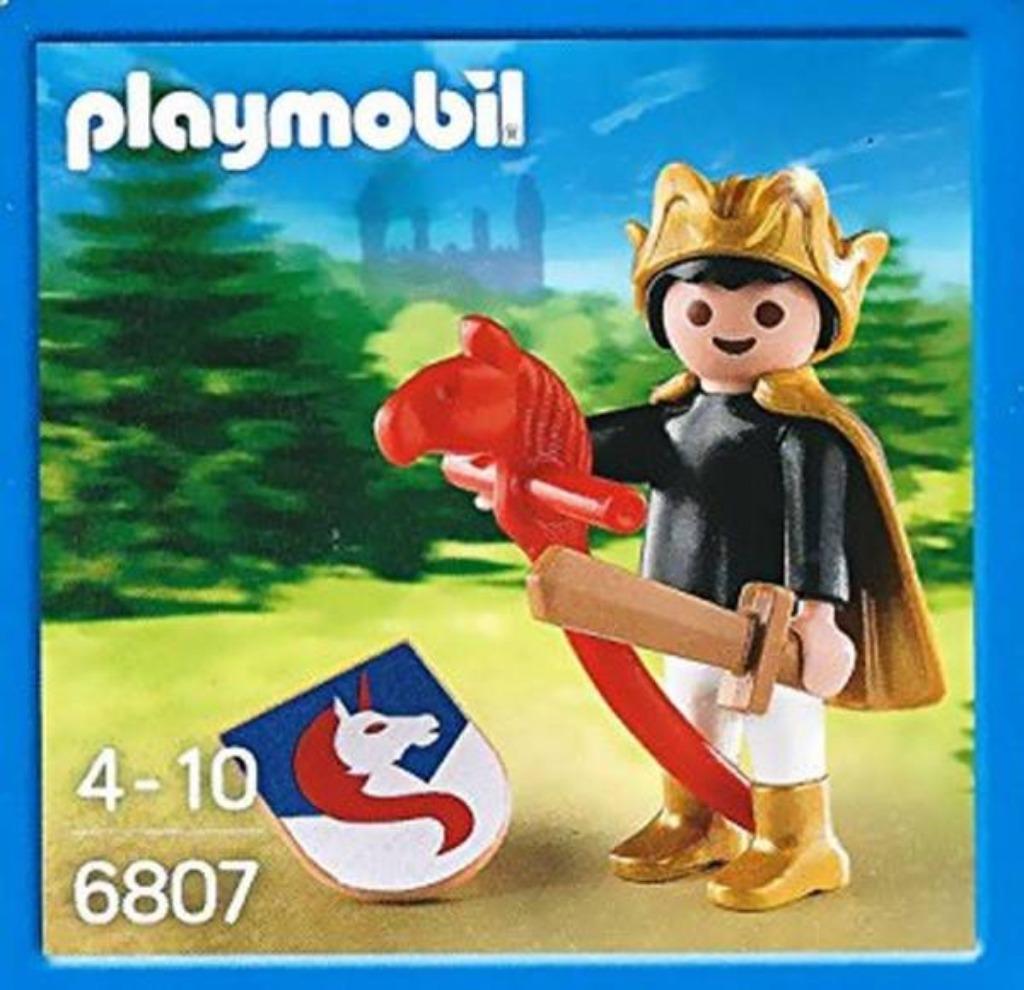 Playmobil prins met stokpaard, Kinderen en Baby's, Ophalen of Verzenden, Zo goed als nieuw, Complete set