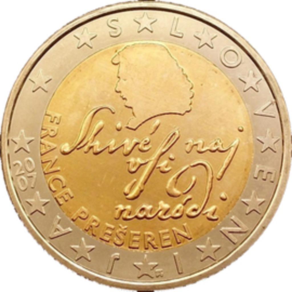 2 euros SLOVENIE 2007, Enlèvement, Autres pays, 2 euros, Monnaie en vrac