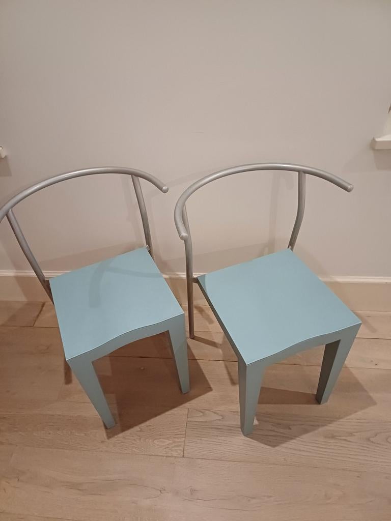 Chaise d'appoint postmoderne Dr Glob par Starck pour Kartell, Enlèvement
