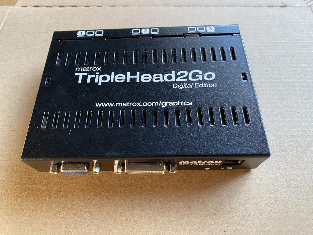 Matrox TripleHead2Go digitale editie - Videosplitter PC/MAC, Computers en Software, Videokaarten, Overige soorten, Ophalen of Verzenden