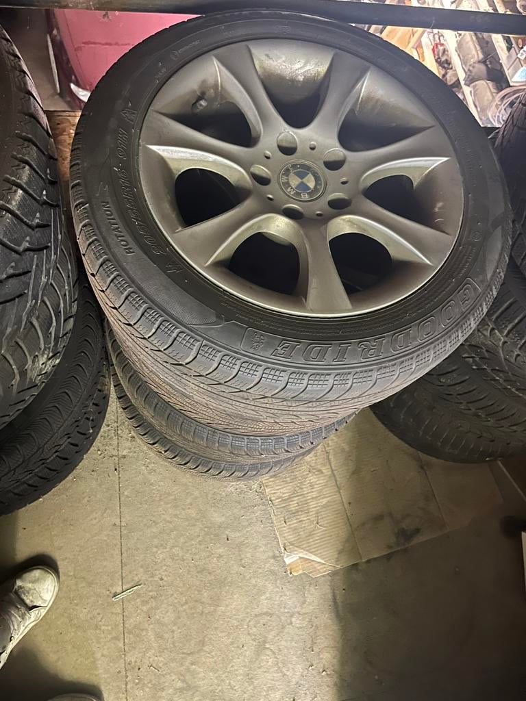 Velgen met winterbanden bmw e91, Auto-onderdelen, Banden en Velgen, Ophalen, Gebruikt, 16 inch, Banden en Velgen