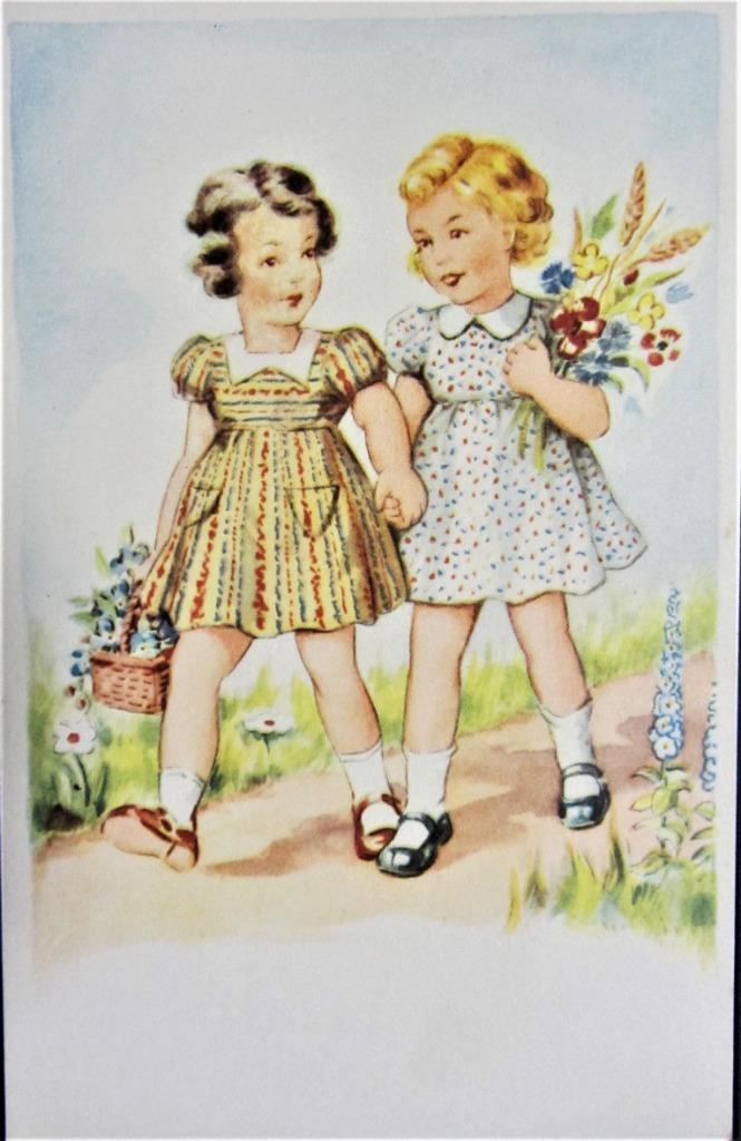 POSTKAARTEN- FANTASIE- KINDEREN, Verzamelen, Ophalen of Verzenden, Ongelopen, Kinderen