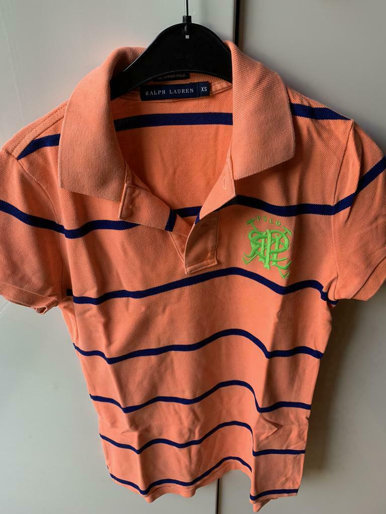 Polo orange Ralph Lauren - XS, Ralph Lauren, Comme neuf, Taille 36 (S), Orange