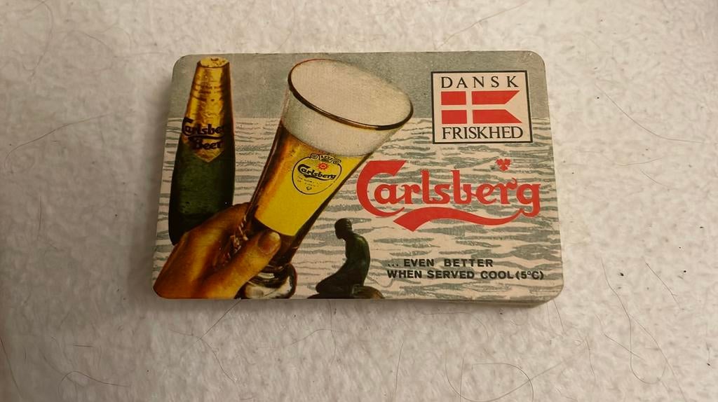 Cartes à bière CARLSBERG (10 pièces), Enlèvement, Comme neuf, Sous-bock, Autres marques
