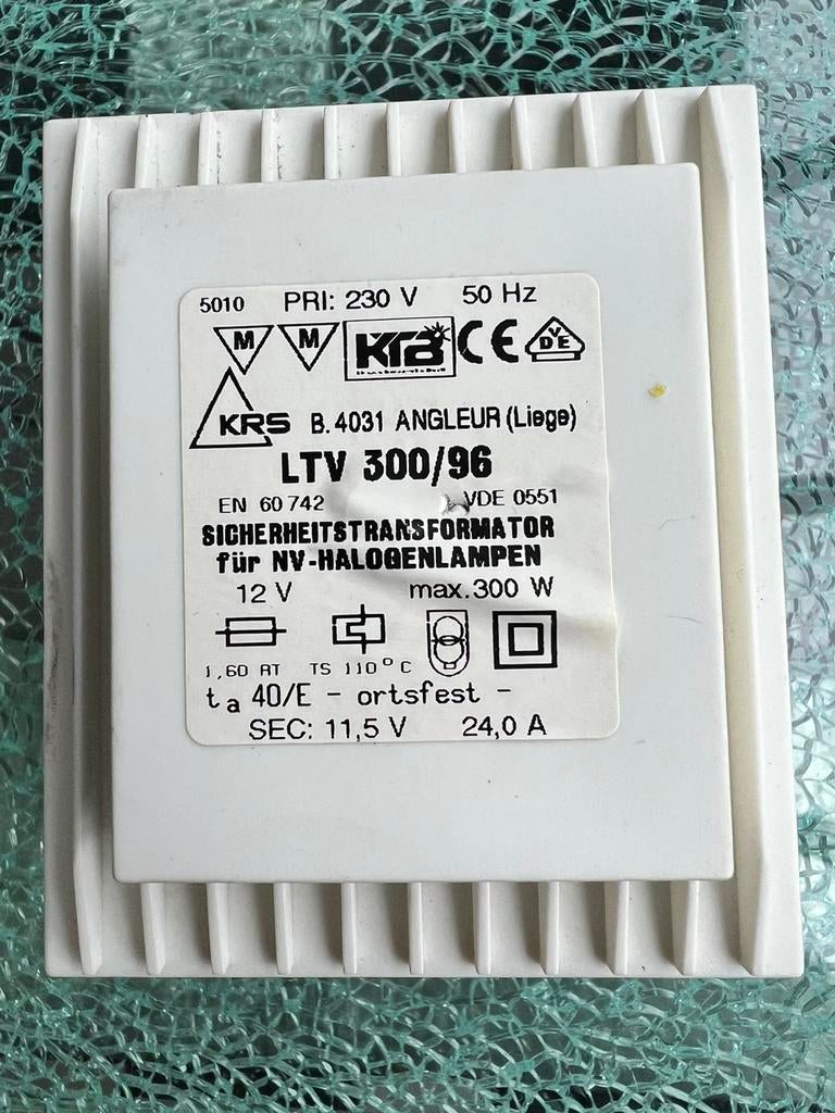 Transformator 300W Halogeen LTV 300/96 naar 12V, Ophalen of Verzenden, Gebruikt