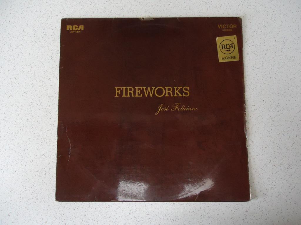 LP "José Feliciano" Fireworks anno 1970., Enlèvement ou Envoi, Utilisé, 12 pouces