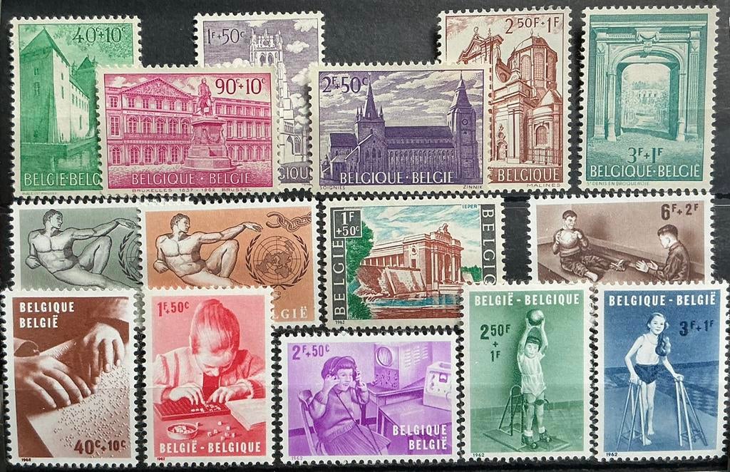 LOTVERKOOP 327. MNH.**. 3 reeksen +, Ophalen of Verzenden, Postfris, Orginele gom, Postfris