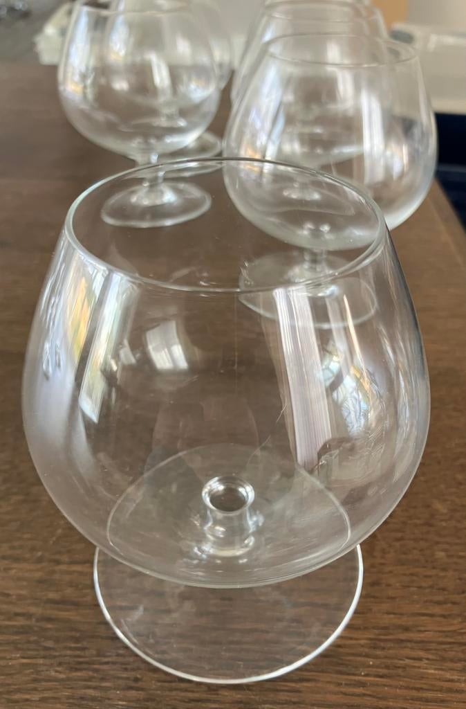 Verres à cognac en cristal, Enlèvement, Comme neuf
