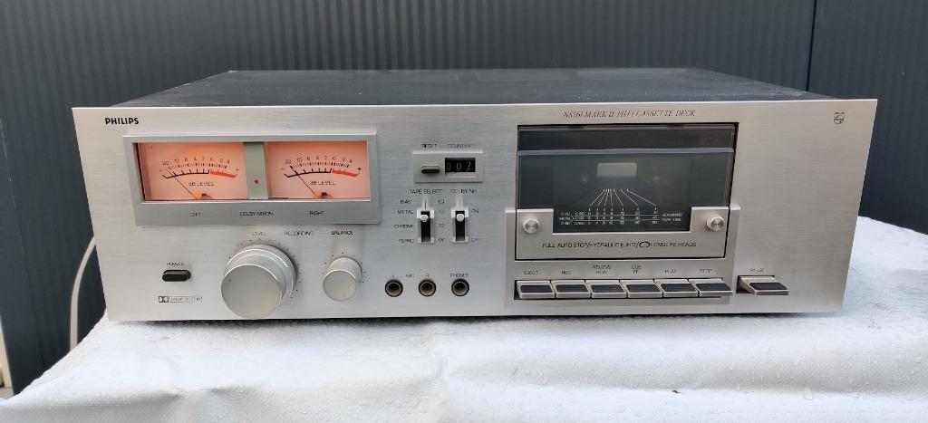 Philips N5361 mark 2 cassettedeck, Ophalen of Verzenden, Philips