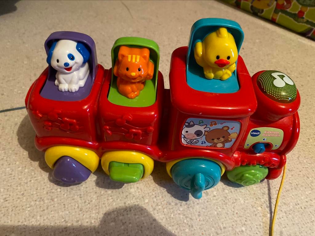 Vtech kiekeboe dierentrein, Kinderen en Baby's, Ophalen, Nieuw