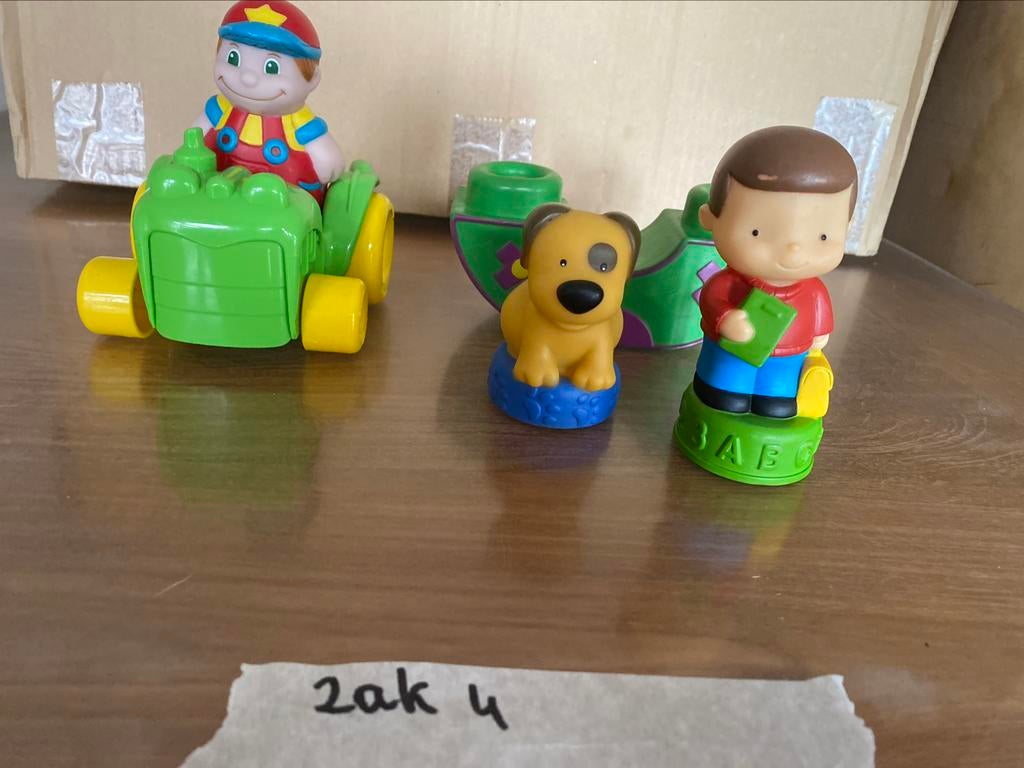 Clementoni clemmy blokken. Tractor met boer en zijn vriendje, Kinderen en Baby's, Ophalen, Gebruikt