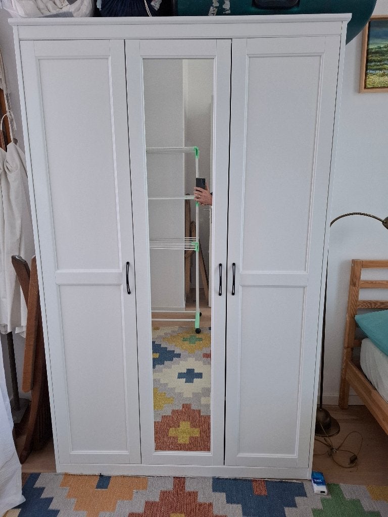 kledingkast IKEA Songesand, Comme neuf, 100 à 150 cm, Avec porte(s), Autres matériaux