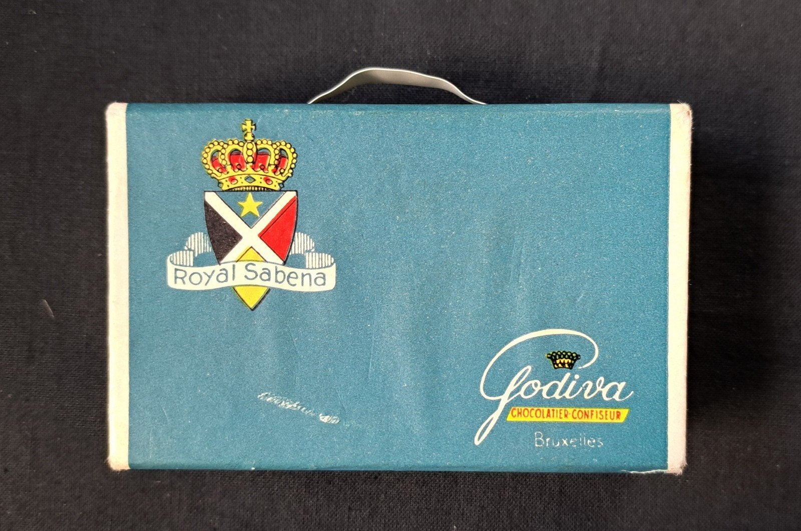 Royal Sabena Godiva chocolaterie kartonnen kofferdoos, Verzamelen, Ophalen of Verzenden