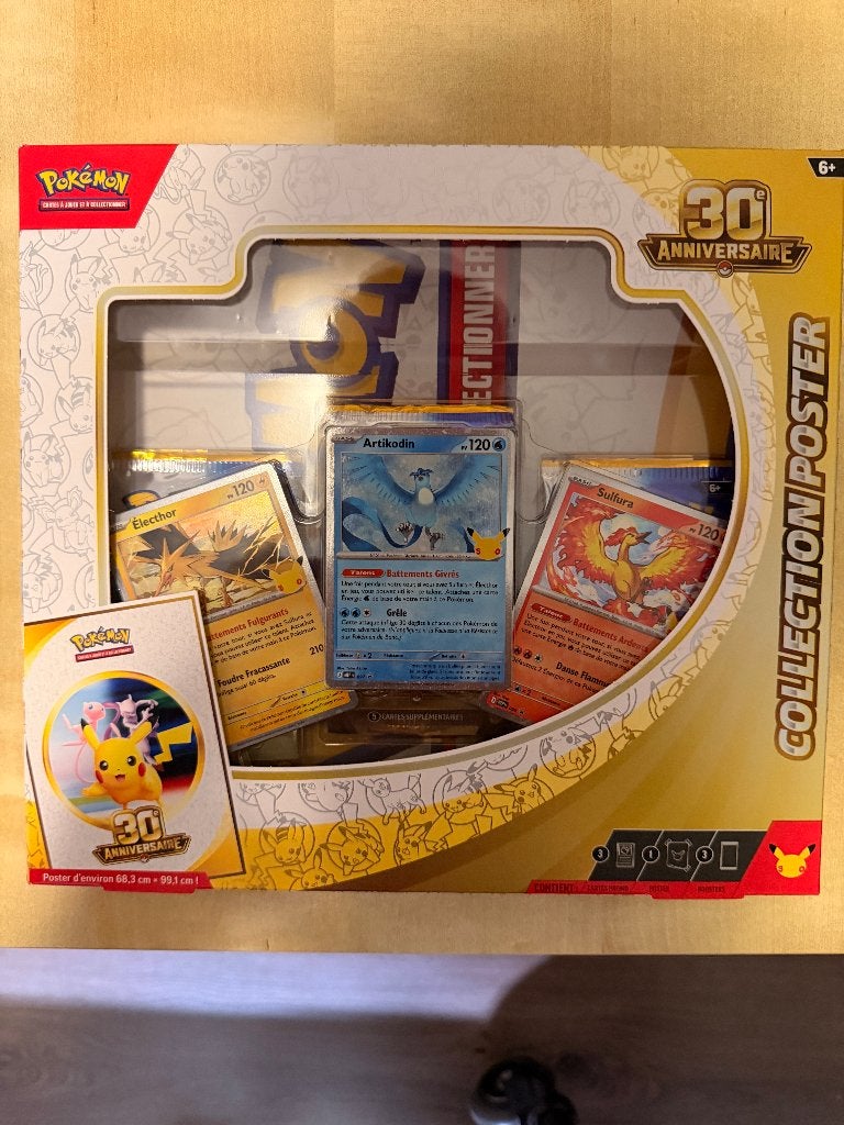 Pokémon 30e Anniversaire Poster Collection FR - 3 boosters, Ophalen of Verzenden, Zo goed als nieuw, Overige typen