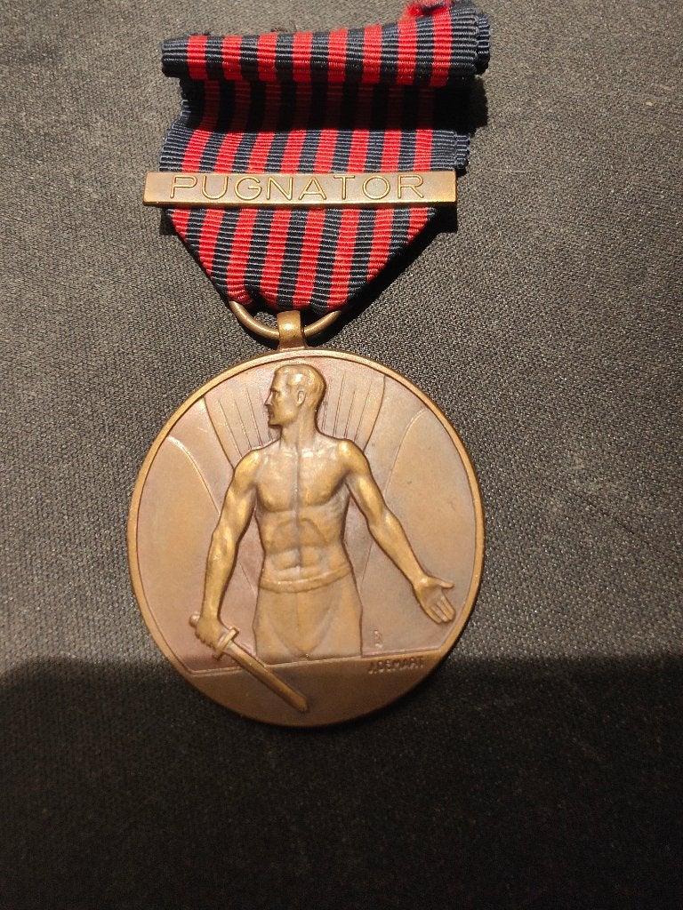 Médaille Volontaire belge agrafe pugnator, Verzamelen, Ophalen of Verzenden