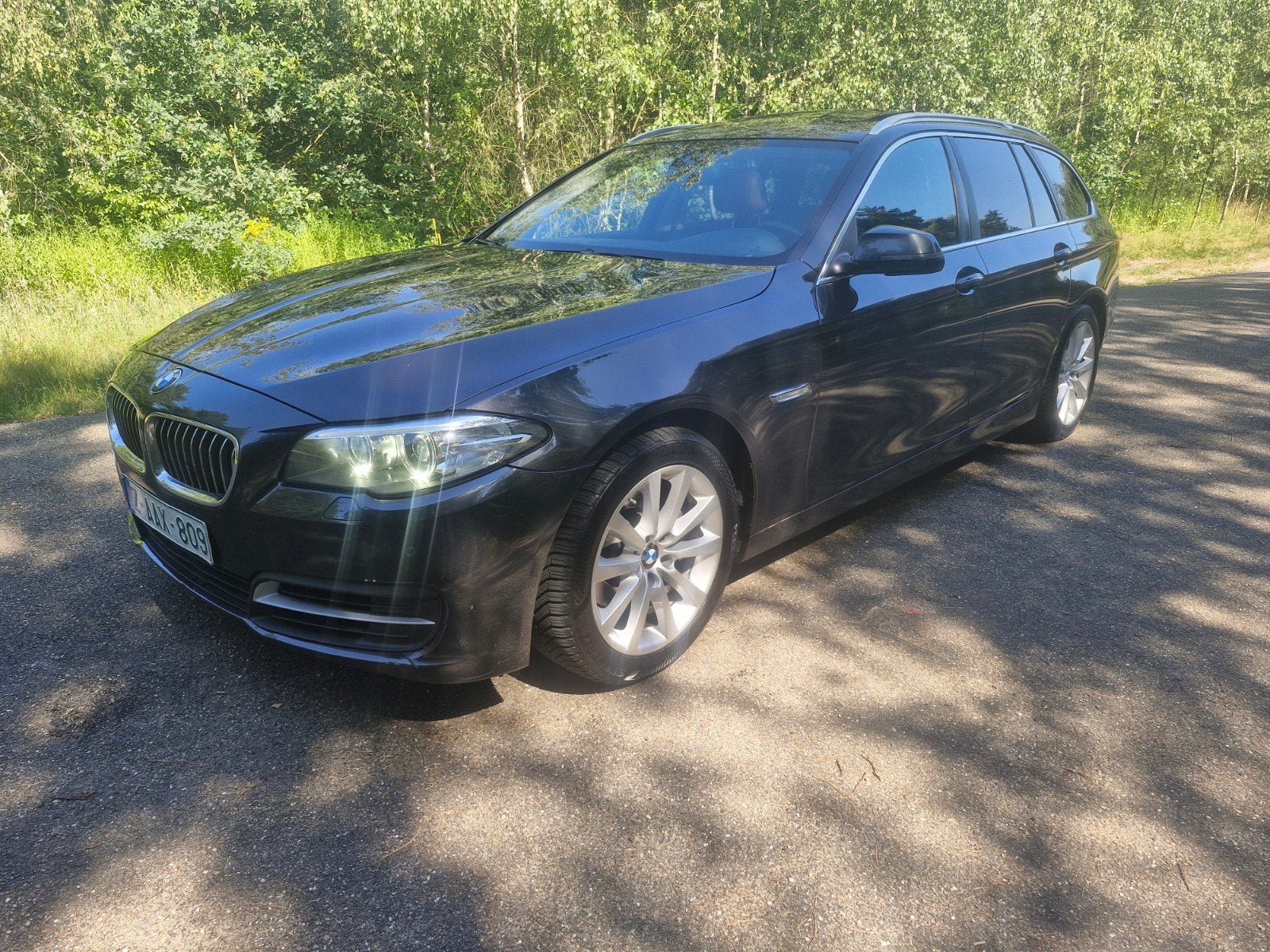 BMW 520D TOURING 120KW EURO6 2014 AUTOMAAT PANO NAVI XENON, Auto's, BMW, Automaat, 1998 cc, Achterwielaandrijving, Euro 6