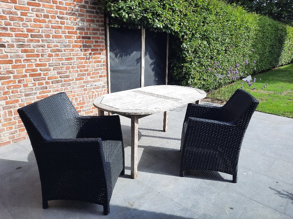 Terrasstoelen Wicker, Jardin & Terrasse, Chaises de jardin, Enlèvement, Comme neuf, Osier