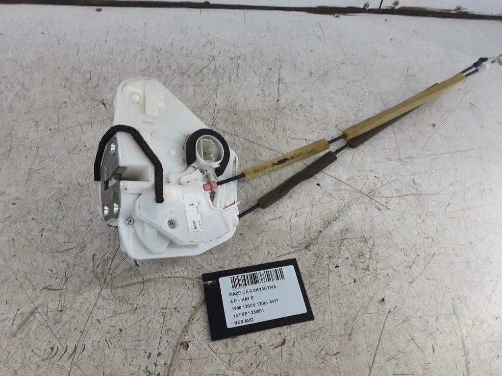 SERRURE DE PORTE AVANT GAUCHE Mazda CX-3 (01-2015/01-2018), Autos : Pièces & Accessoires, Carrosserie & Tôlerie, Utilisé, Gauche